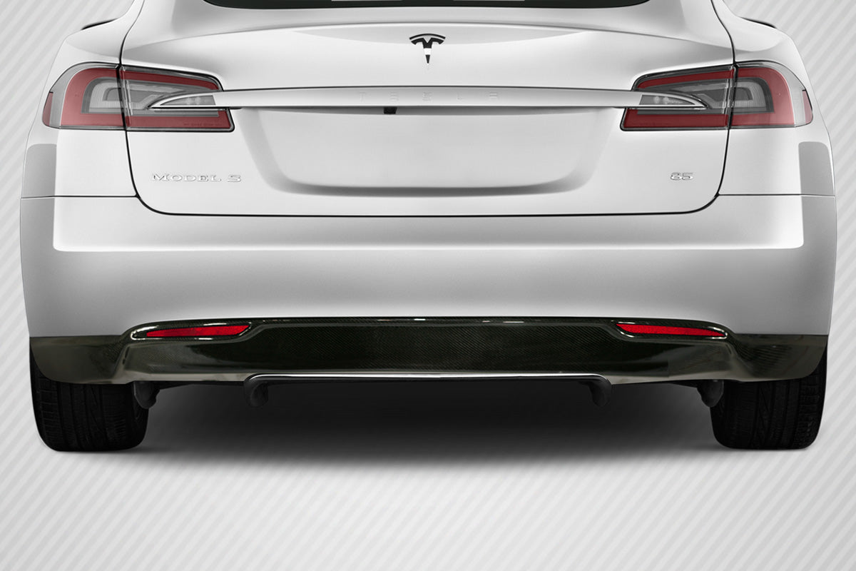 Carbon Creations Utech Rear Lip Add On Spoiler Compatible With 2012-2016 Tesla Model S - 1 Piece - 113555