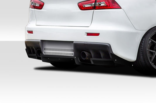 Extreme Dimensions Duraflex VR-S Rear Lip Add On Spoiler Compatible With 2008-2015 Mitsubishi Evolution - 1 Piece - 113560