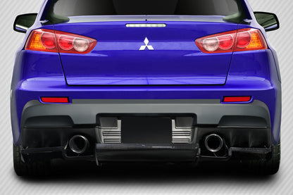 Carbon Creations VR-S Rear Lip Add On Spoiler Compatible With 2008-2015 Mitsubishi Evolution - 1 Piece - 113561