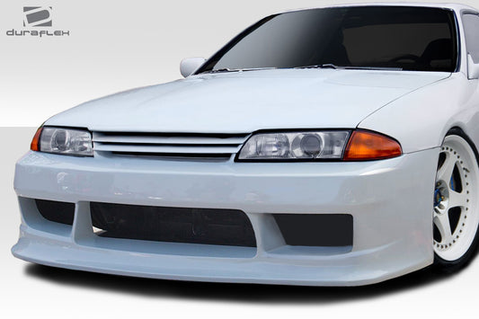 Extreme Dimensions Duraflex V-Speed Front Bumper Cover Compatible With 1989-1994 Nissan Skyline - 1 Piece - 113562