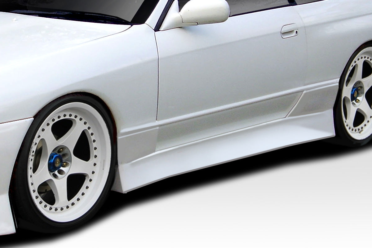 Extreme Dimensions Duraflex V-Speed Side Skirts Compatible With 1989-1994 Nissan Skyline R32 2DR - 2 Piece - 113563