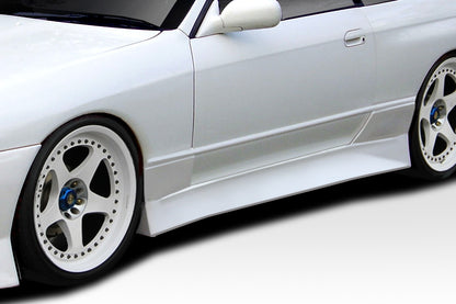 Extreme Dimensions Duraflex V-Speed Side Skirts Compatible With 1989-1994 Nissan Skyline R32 2DR - 2 Piece - 113563