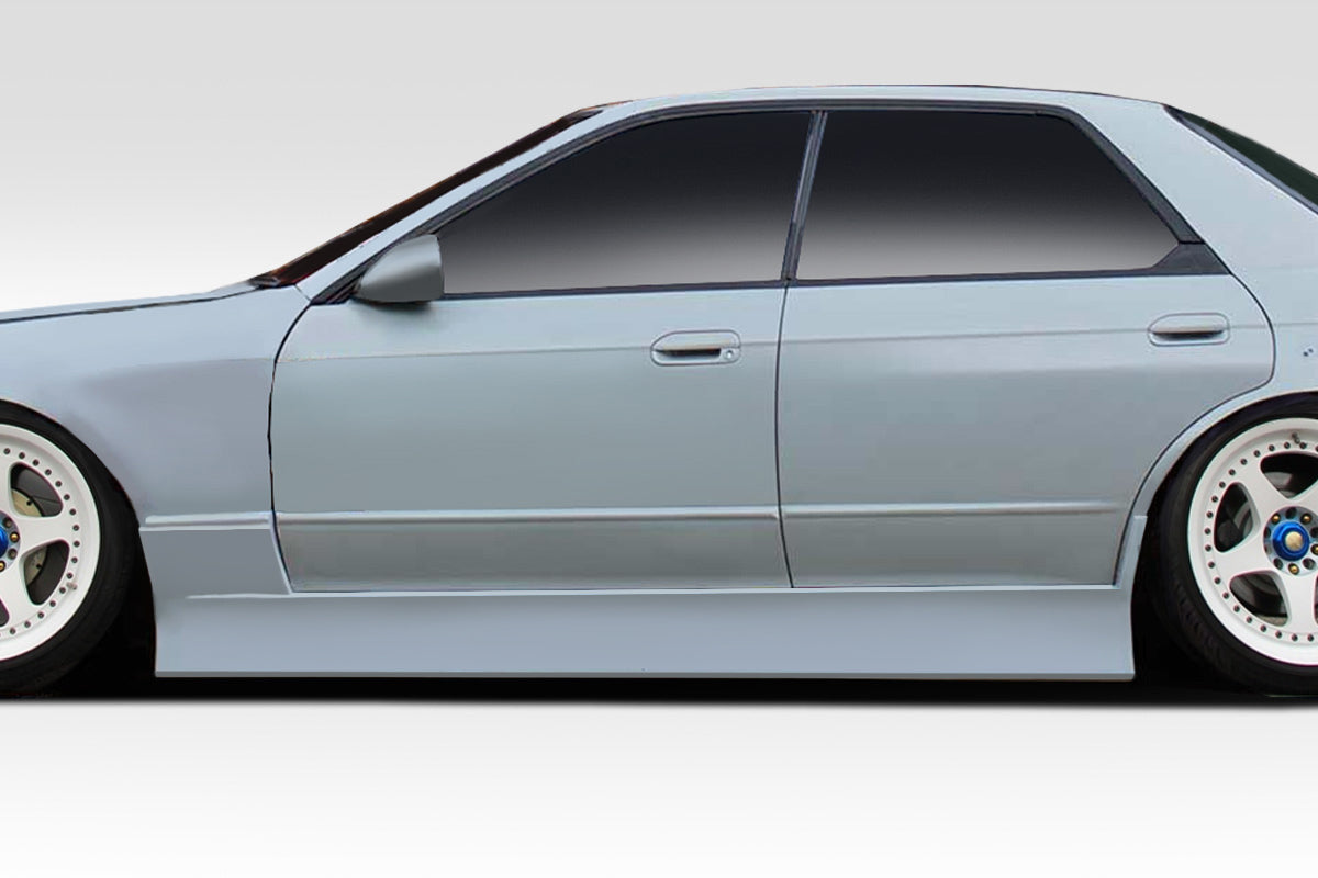 Extreme Dimensions Duraflex V-Speed Side Skirts Compatible With 1989-1994 Nissan Skyline R32 4DR - 2 Piece - 113565