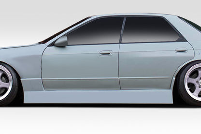 Extreme Dimensions Duraflex Type U Side Skirts Compatible With 1989-1994 Nissan Skyline R32 4DR - 2 Piece - 113570
