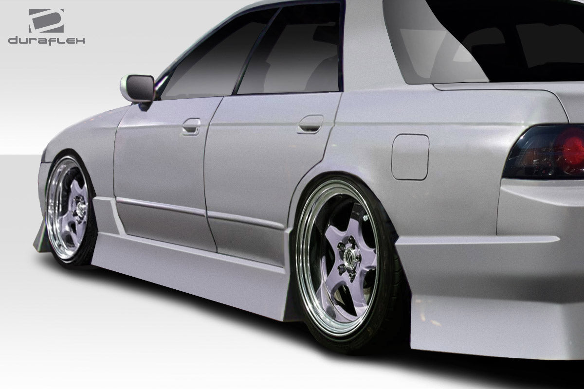Extreme Dimensions Duraflex Type U Side Skirts Compatible With 1989-1994 Nissan Skyline R32 4DR - 2 Piece - 113570