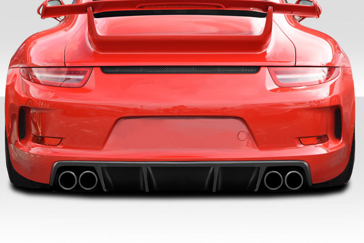 Extreme Dimensions Duraflex GT3 Rear Bumper Cover Compatible With 2012-2015 Porsche 991 - 2 Piece - 113578