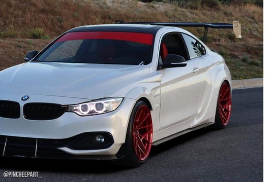 Aero Function (GFK) AF-1 Wide Body Side Skirts Compatible With 2014-2020 4 Series F32 - 2 Piece - 113587