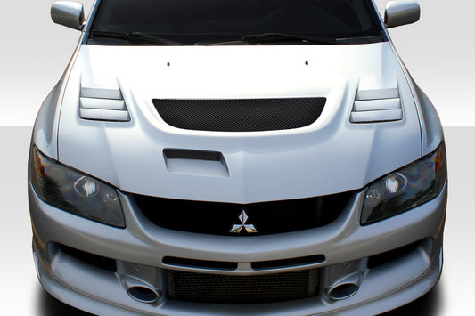 Extreme Dimensions Duraflex C-1 Hood Compatible With 2003-2006 Mitsubishi Evolution - 1 Piece - 113603
