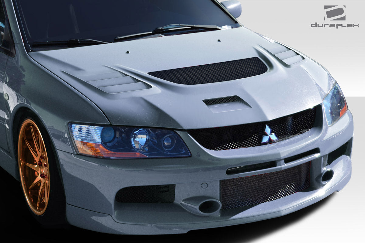 Extreme Dimensions Duraflex C-1 Hood Compatible With 2003-2006 Mitsubishi Evolution - 1 Piece - 113603
