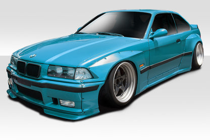 Extreme Dimensions Duraflex Circuit Wide Body Kit Compatible With 1992-1998 BMW 3 Series E36 2DR - 8 Piece - 113618