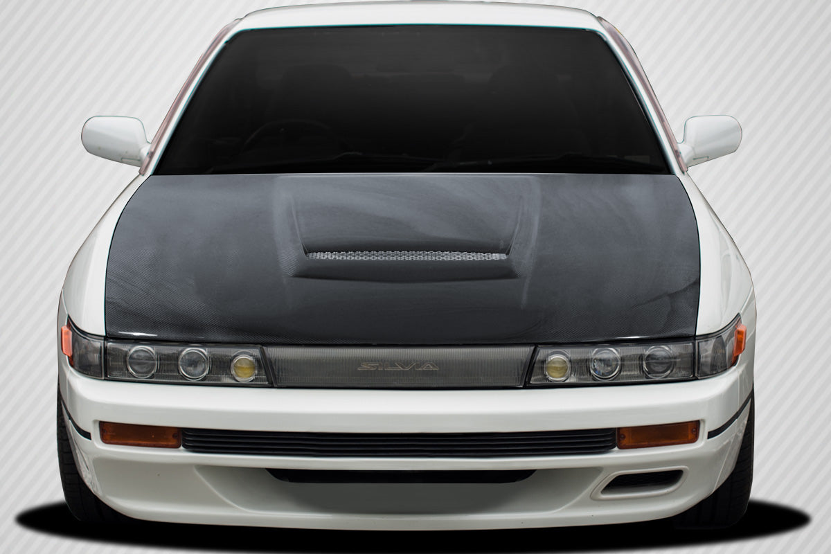 Carbon Creations M-1 Hood Compatible With 1989-1994 Nissan S13 Silvia - 1 Piece - 113637