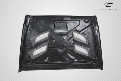 Carbon Creations Viper Look Hood Compatible With 2007-2018 Jeep Wrangler - 1 Piece - 113645