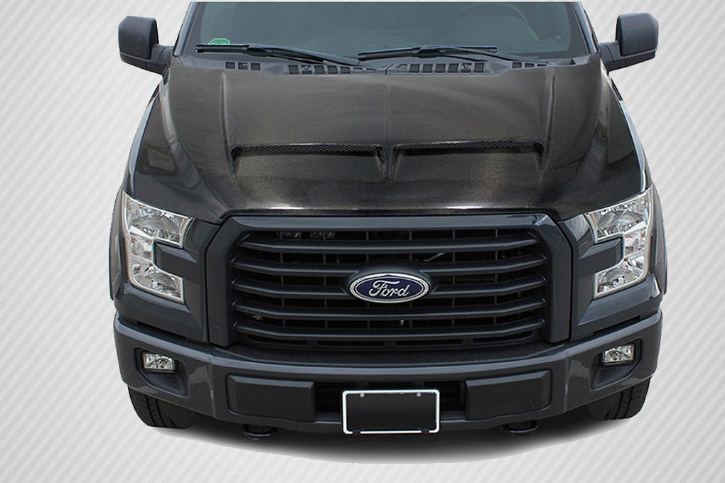 Carbon Creations GT500 Hood Compatible With 2015-2020 Ford F20150 - 1 Piece - 113649