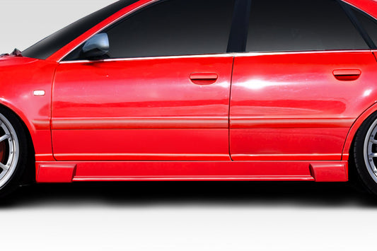 Extreme Dimensions Duraflex Version 1 Side Skirts Compatible With 1996-2001 Audi A4 - 2 Piece - 113671