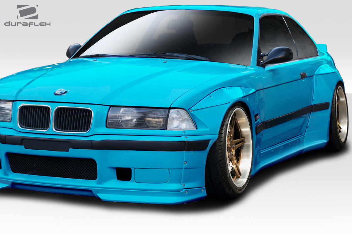 Extreme Dimensions Duraflex RBS Front Fenders Flare Compatible With 1992-1998 BMW 3 Series - 2 Piece - 119665