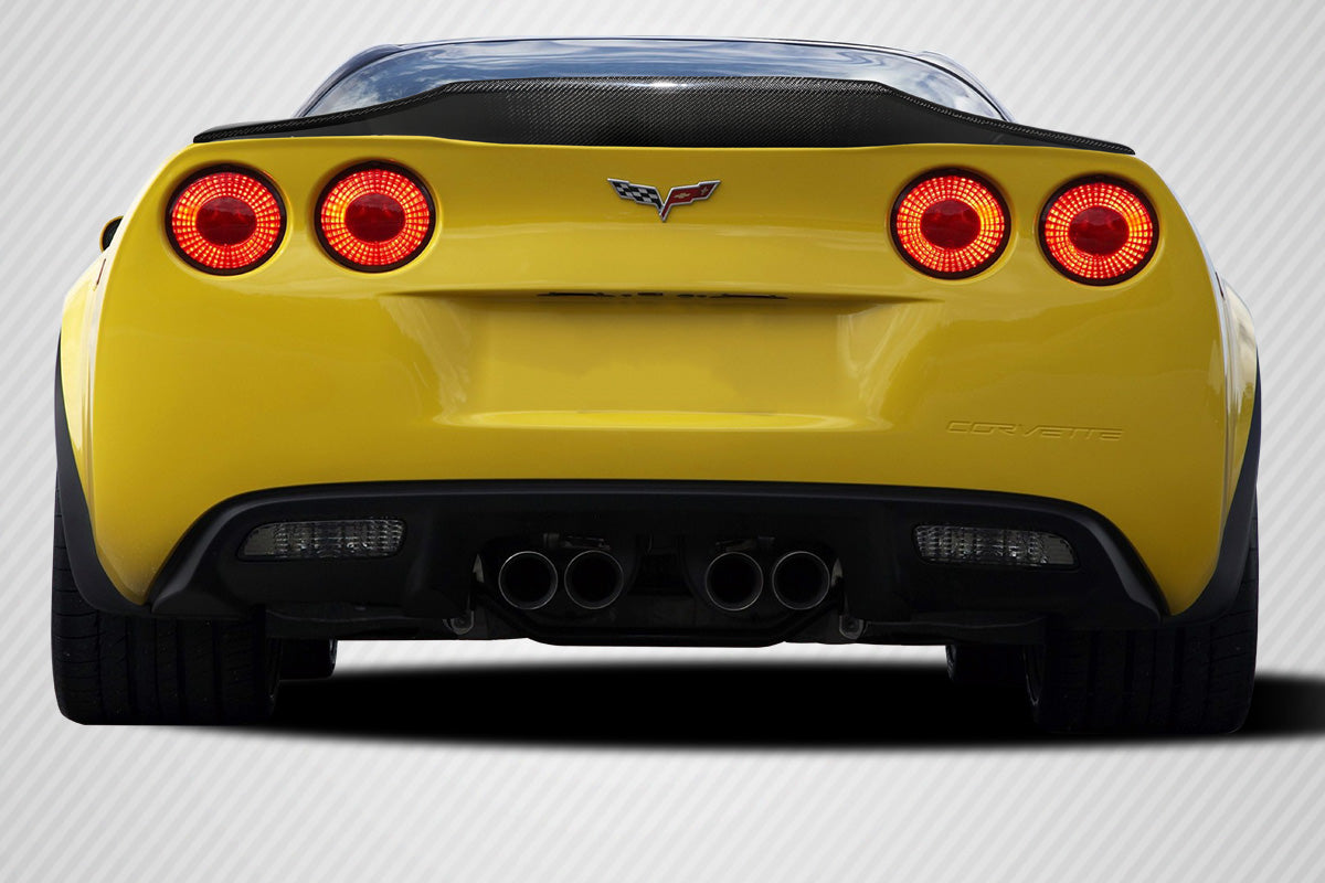 Carbon Creations GTC Wing Spoiler Compatible With 2005-2013 Chevrolet Corvette - 1 Piece - 113682