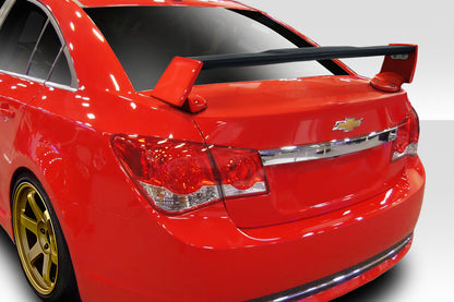 Extreme Dimensions Duraflex QTM Wing Spoiler Compatible With 2011-2015 Chevrolet Cruze - 3 Piece - 113684
