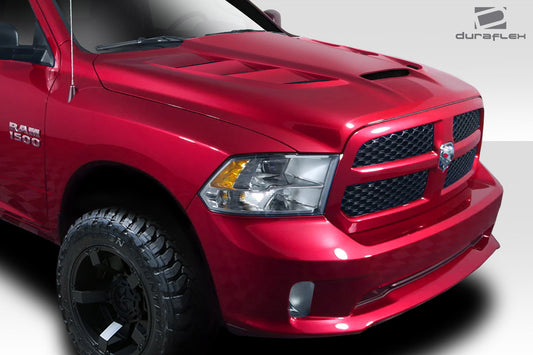 Extreme Dimensions Duraflex Viper Look Hood Compatible With 2009-2018 Dodge Ram - 1 Piece - 113688