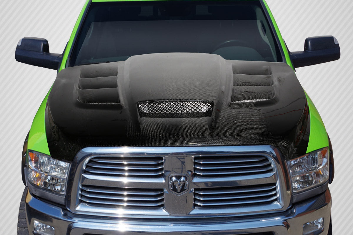 Carbon Creations Viper Look Hood Compatible With 2010-2018 Dodge Ram - 1 Piece - 113689