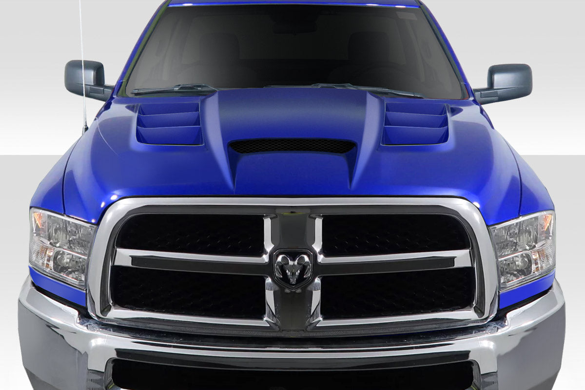 Extreme Dimensions Duraflex Viper Look Hood Compatible With 2010-2018 Dodge Ram - 1 Piece - 113690