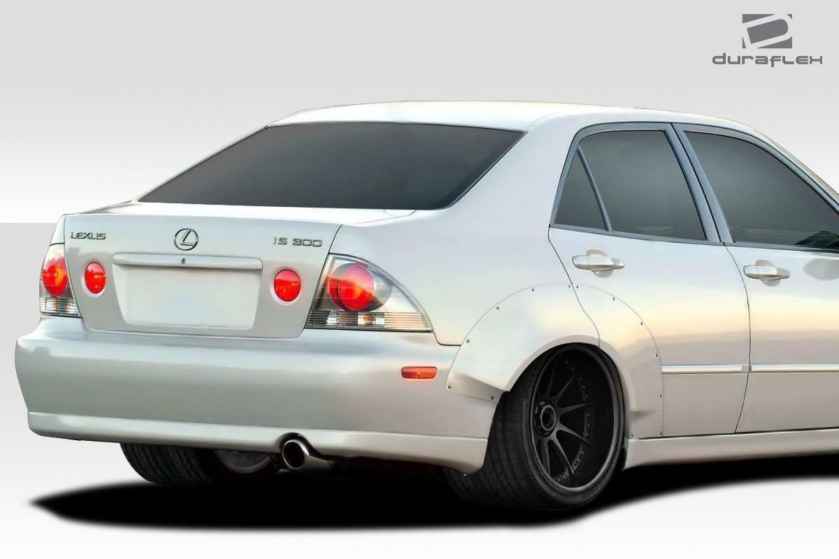 Extreme Dimensions Duraflex RBS Rear Fender Flares Compatible With 2000-2005 Lexus IS - 4 Piece - 113700