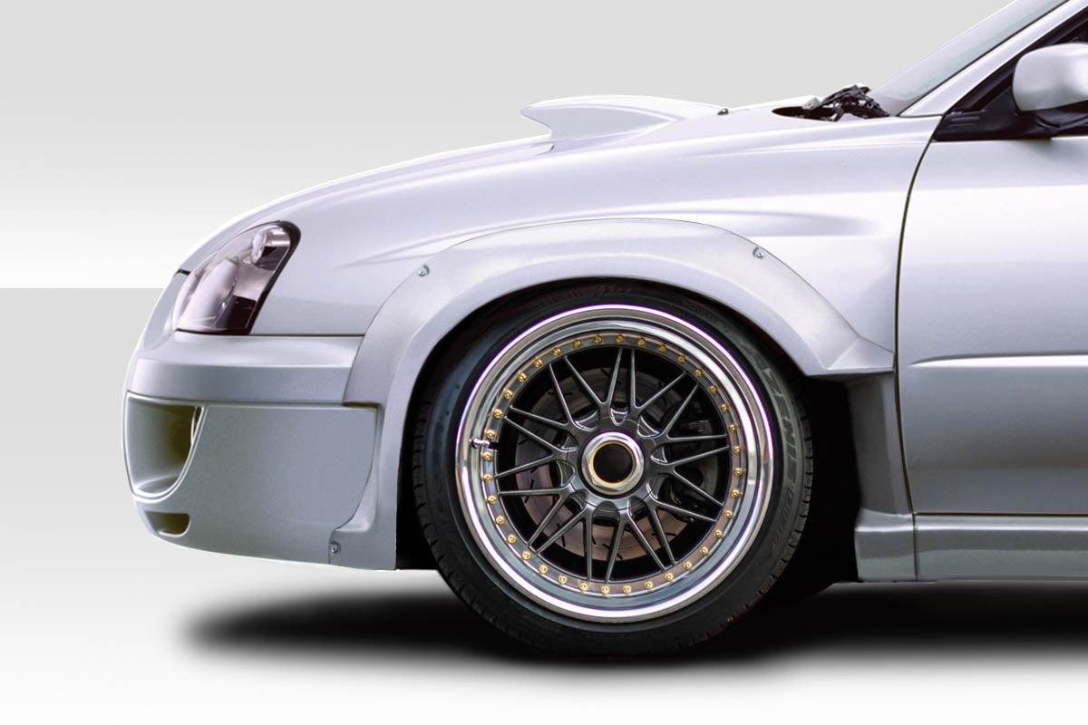 Extreme Dimensions Duraflex ABH Front Fenders Flare Compatible With 2004-2005 Subaru Impreza - 2 Piece - 113708