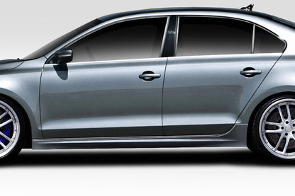 Extreme Dimensions Duraflex Votex Look Side Skirts Compatible With 2011-2014 Volkswagen Jetta - 2 Piece - 113724