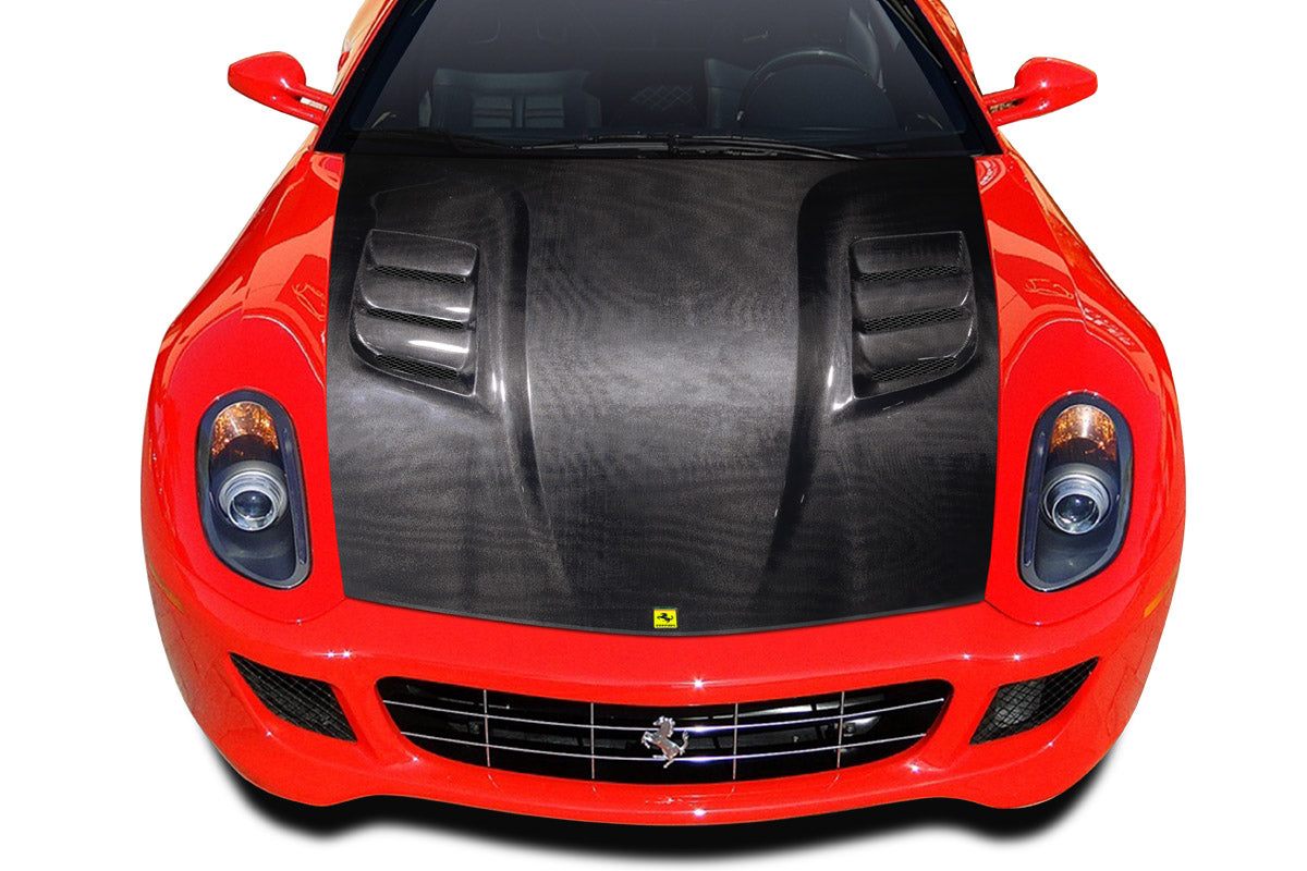 Aero Function AF-1 Carbon Race Hood Compatible With 2006-2012 Ferrari 599 - 1 Piece - 113741