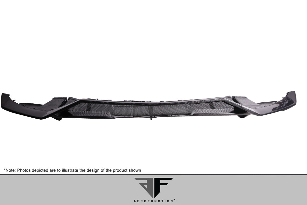 Aero Function AF-1 Carbon Rear Lip Add On Spoiler Compatible With 2011-2017 Lamborghini Aventador - 1 Piece - 113751