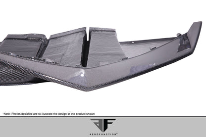 Aero Function AF-1 Carbon Rear Lip Add On Spoiler Compatible With 2011-2017 Lamborghini Aventador - 1 Piece - 113751
