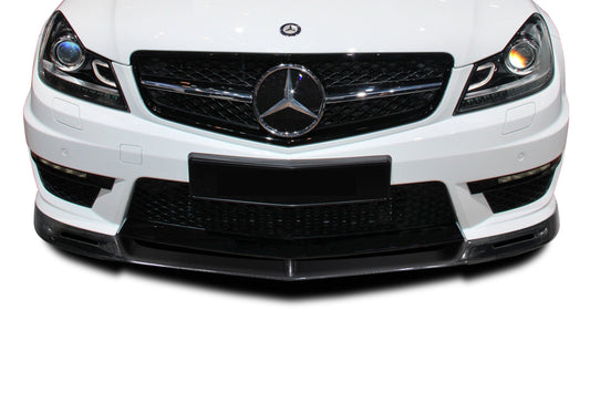 Aero Function AF-1 Front Lip Spoiler Compatible With 2012-2014 Mercedes C63 - 1 Piece - 113756