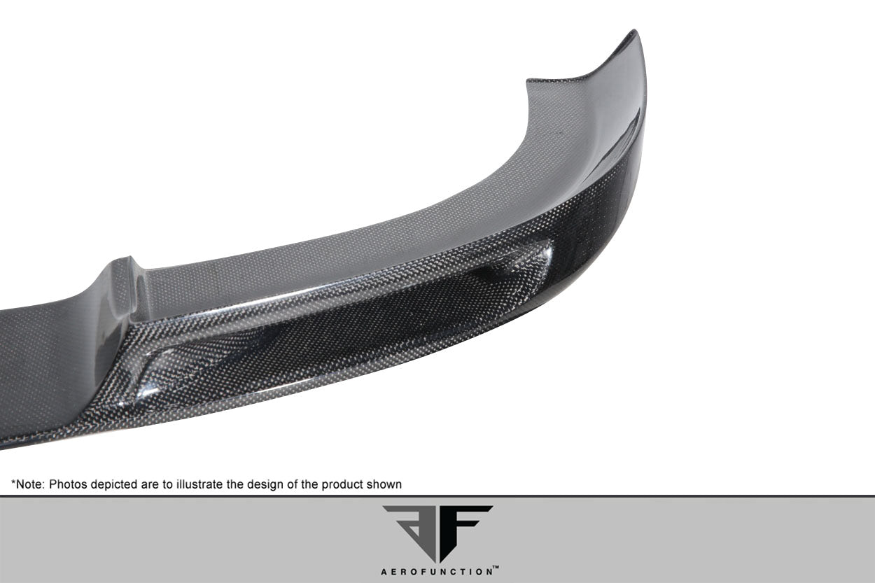 Aero Function AF-1 Front Lip Spoiler Compatible With 2012-2014 Mercedes C63 - 1 Piece - 113756
