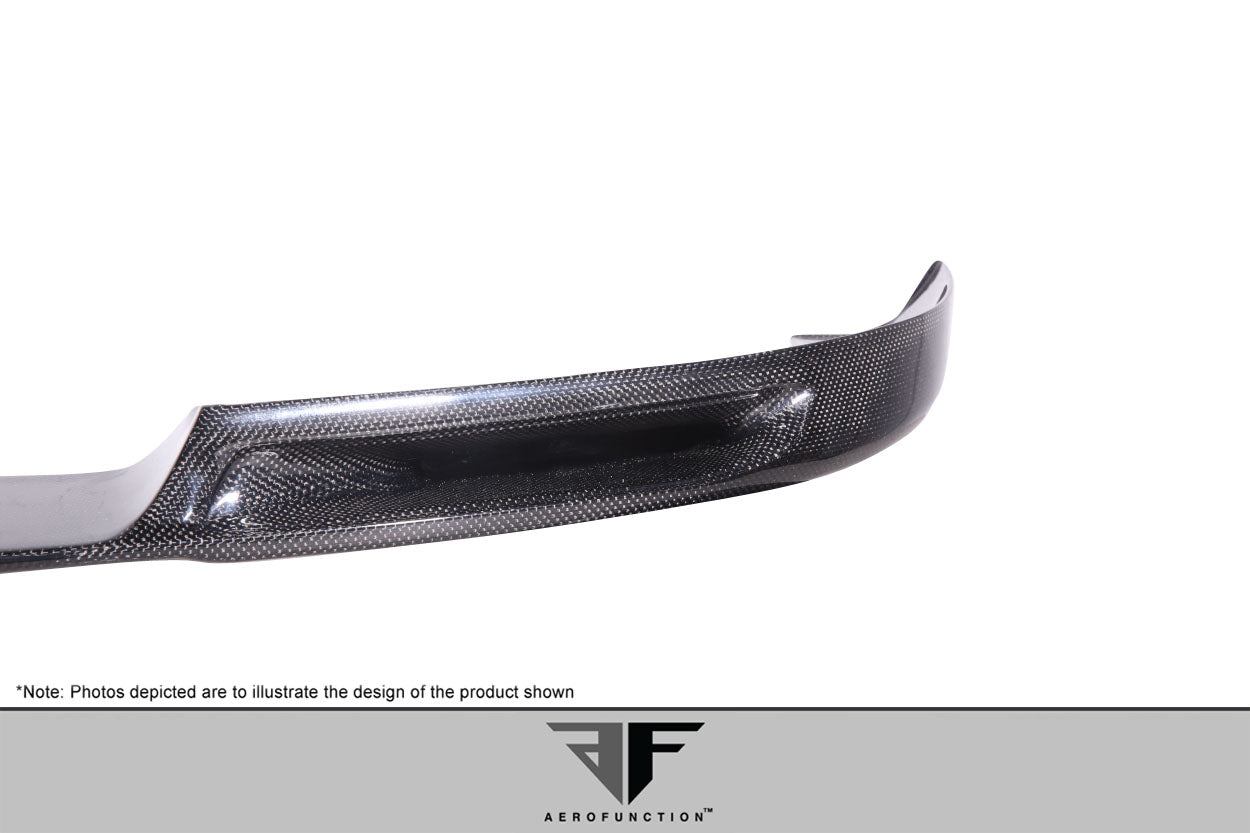 Aero Function AF-1 Front Lip Spoiler Compatible With 2012-2014 Mercedes C63 - 1 Piece - 113756