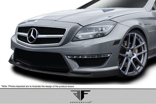 Aero Function AF-1 Front Lip Spoiler Compatible With 2012-2018 Mercedes CLS - 1 Piece - 113765