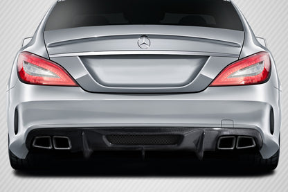 Aero Function AF-1 Carbon Rear Lip Add On Spoiler Compatible With 2012-2018 Mercedes CLS - 1 Piece - 113768