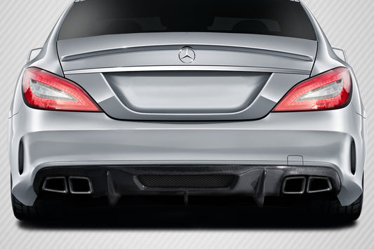 Aero Function AF-1 Carbon Rear Lip Add On Spoiler Compatible With 2012-2018 Mercedes CLS - 1 Piece - 113768
