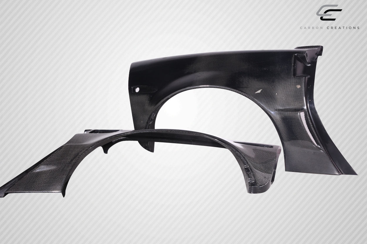 Carbon Creations ZR1 Look Rear Fenders Flares Compatible With 2005-2013 Chevrolet Corvette - 2 Piece - 113784