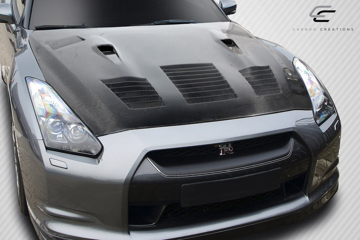 Carbon Creations GT2 Hood Compatible With 2009-2016 Nissan GTR - 1 Piece - 113863