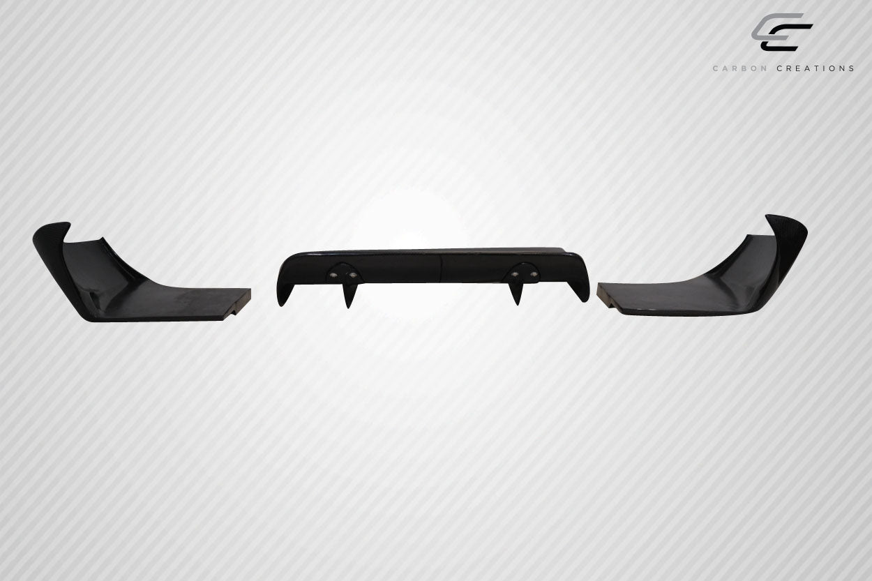 Carbon Creations Circuit Rear Diffuser Compatible With 2015-2023 Dodge Challenger - 3 Piece - 113898