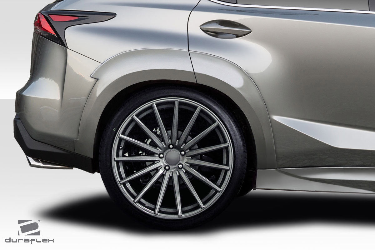 Extreme Dimensions Duraflex Addax Fender Flares Compatible With 2015-2023 Lexus NX Series - 6 Piece - 113952