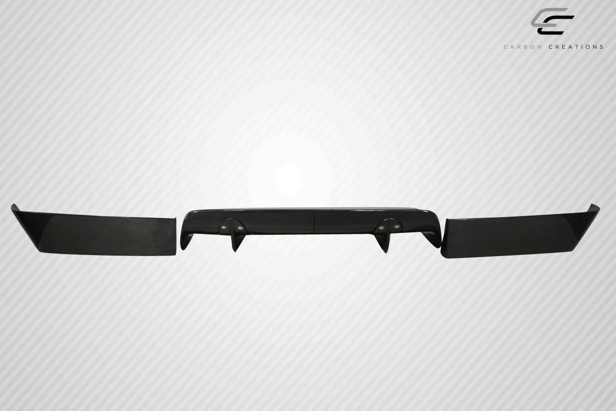 Carbon Creations Circuit Rear Lip Add On Spoiler Compatible With 2008-2014 Dodge Challenger - 3 Piece - 113982