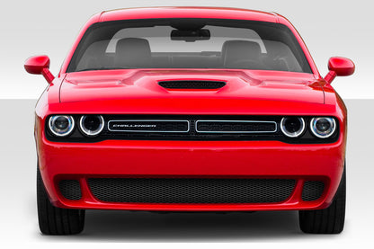 Extreme Dimensions Duraflex Hellcat Look Front Bumper Cover Compatible With 2015-2023 Dodge Challenger - 1 Piece - 113983