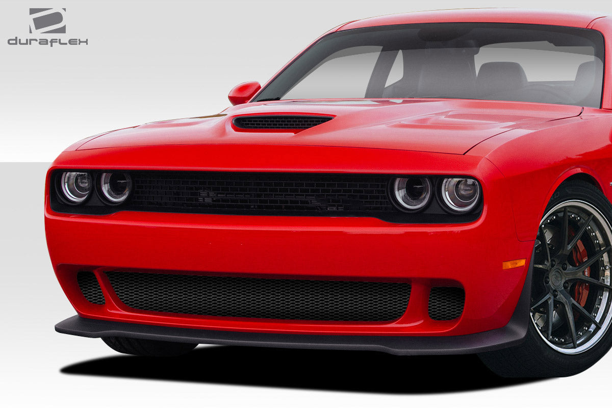 Extreme Dimensions Duraflex Hellcat Look Front Lip Spoiler Compatible With 2008-2023 Dodge Challenger - 1 Piece - 113985