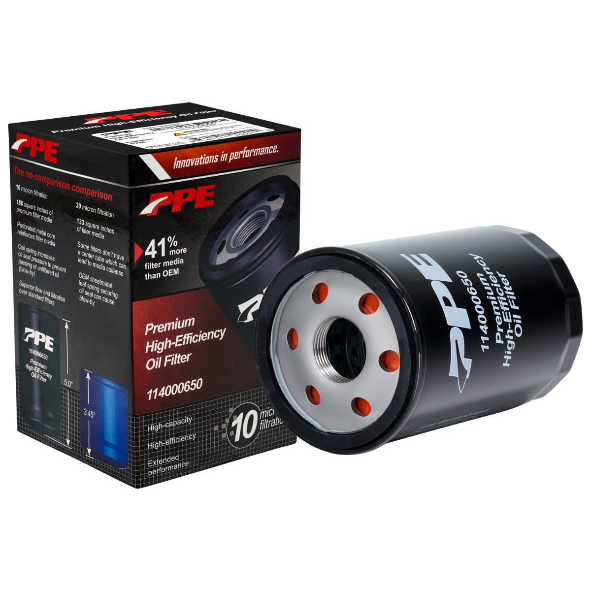 2019-2024 GM 3.0L Duramax Premium High-Efficiency Oil Filter (AC Delco PF66) - PPE - Pacific Performance Engineering