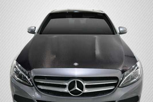 Carbon Creations C63 Hood Compatible With 2015-2021 Mercedes C Class W205 - 1 Piece - 114006