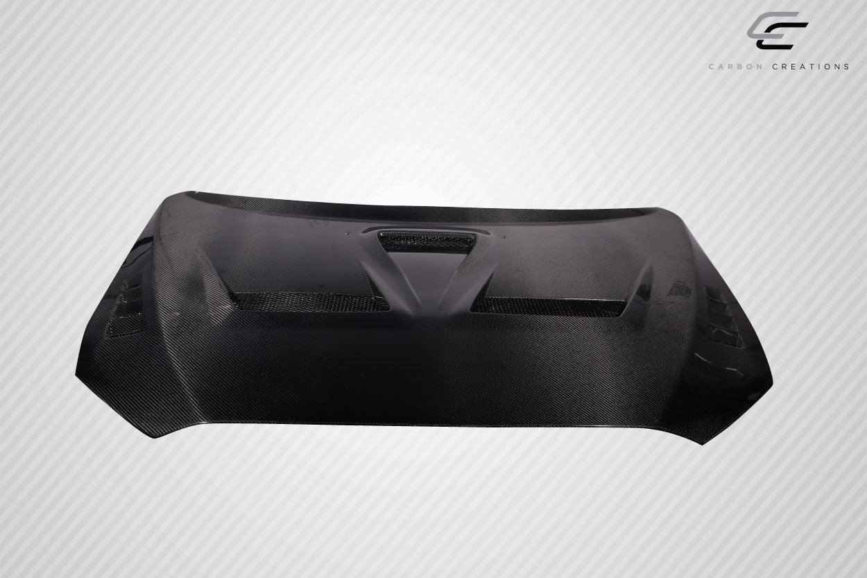 Carbon Creations Race Hood Compatible With 2008-2017 Mitsubishi Lancer - 1 Piece - 114017