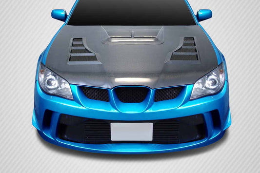 Carbon Creations TS-1 Hood Compatible With 2006-2007 Subaru Impreza - 1 Piece - 114021
