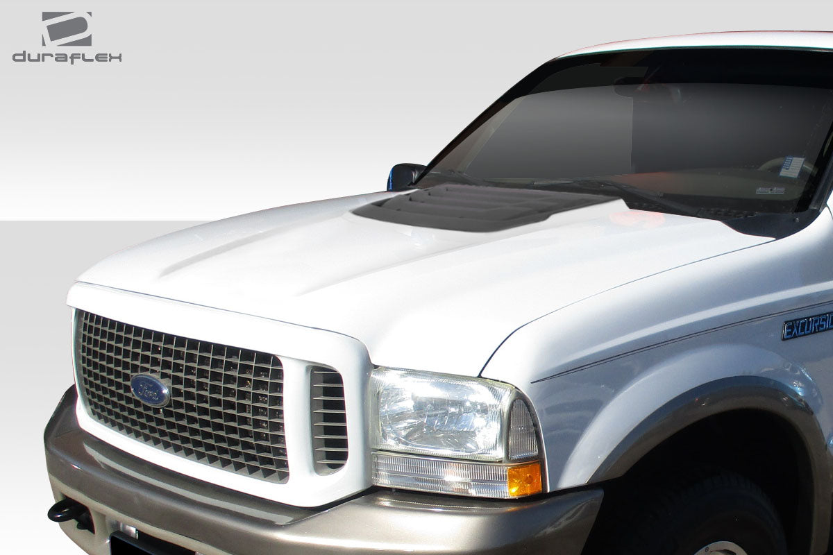 Extreme Dimensions Duraflex Raptor Look Hood Compatible With 1999-2007 Ford Super Duty - 1 Piece - 114068