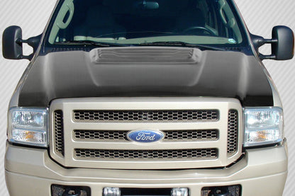 Carbon Creations Raptor Look Hood Compatible With 1999-2007 Ford Super Duty - 1 Piece - 114069