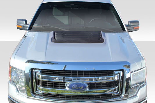 Extreme Dimensions Duraflex Raptor Look Hood Compatible With 2009-2014 Ford F150 - 1 Piece - 114101